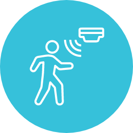 人・温度 検知センサー機能